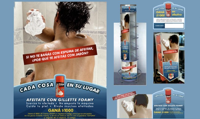 Diseño de POP Gillette