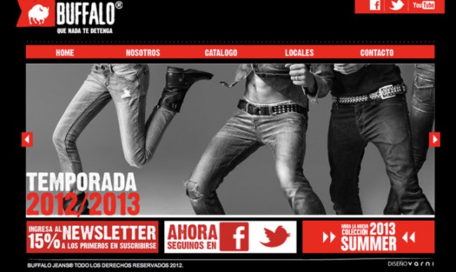 Diseño de página web Búfalo
