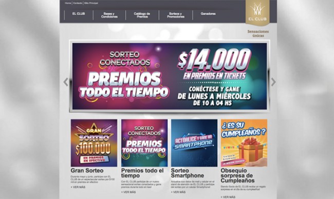 Diseño página web El Club