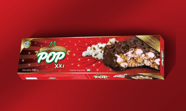 Diseño de pack de turron POP 21