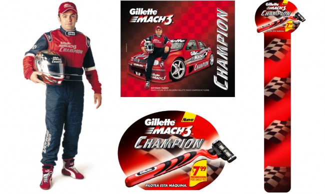 Diseño de POP Gillette Match 3 Champion
