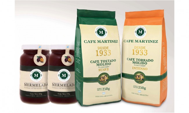 Diseño de packs Café MartÃ­nez