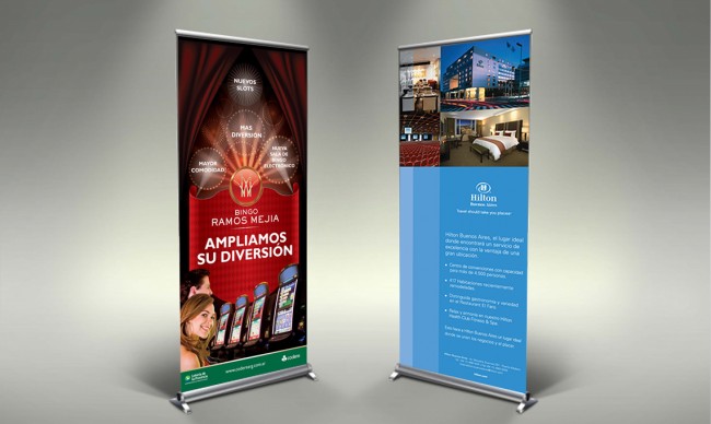 Diseño de banners rollup para empresas